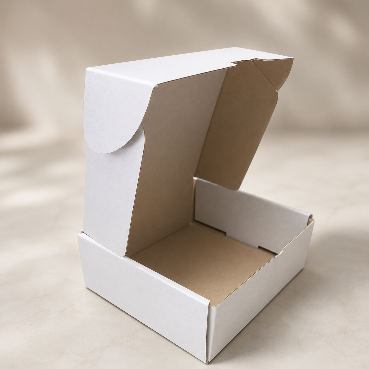 White Kraft Pizza Box