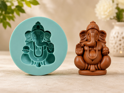 Blessing Hands Ganesha Mold | WCM930(Best for wax sachets)