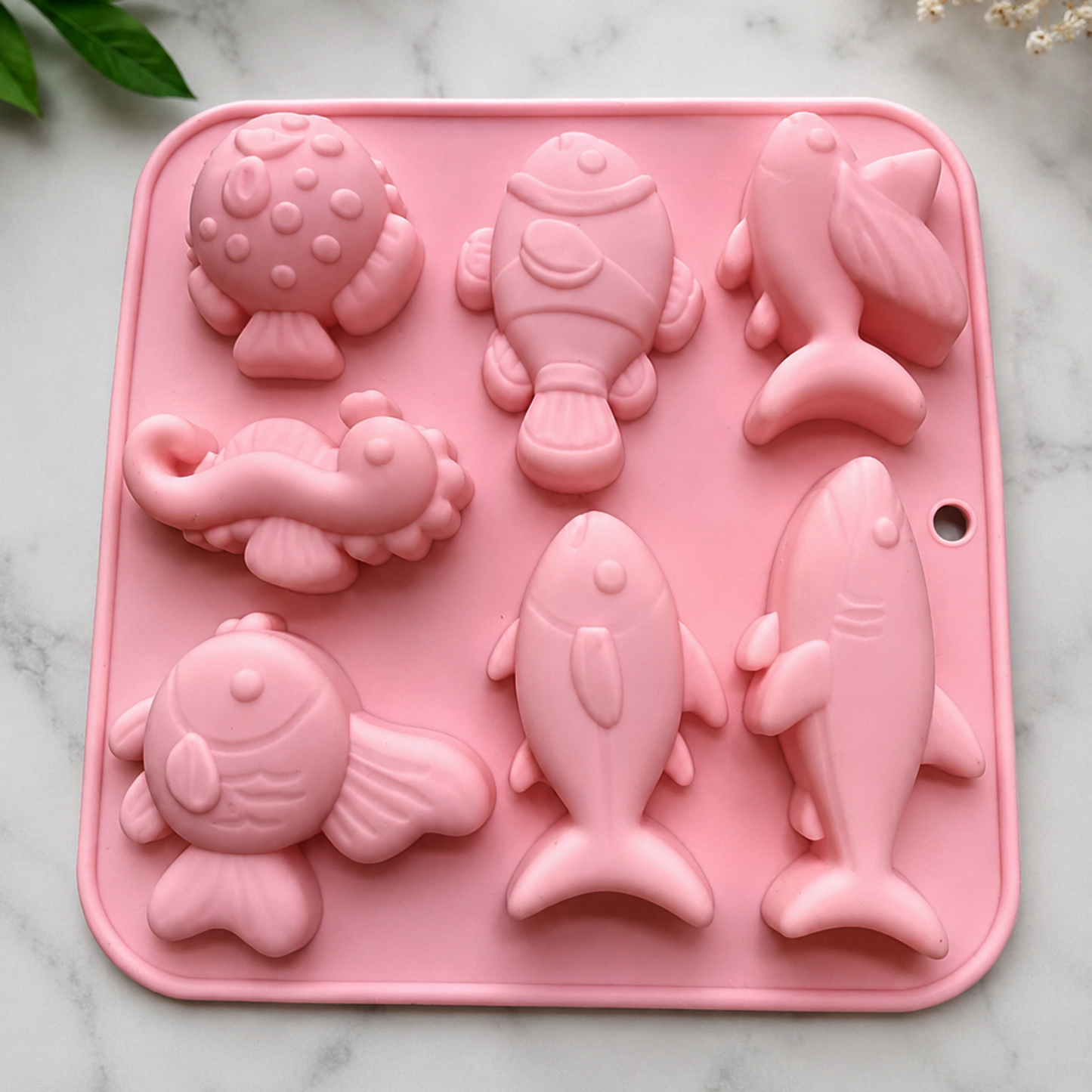 Silicone Fish & Sea Creature Candle, Soap & Resin Mold | SSM285