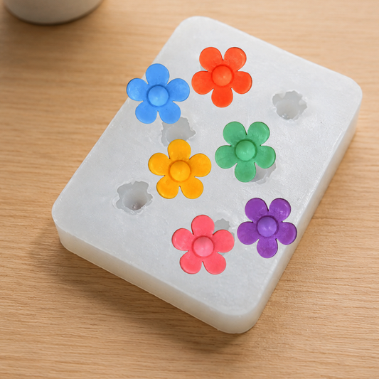 mini Floral Silicone Mold – Resin, Soap, Candle & DIY Craft | CFM443 (Own)