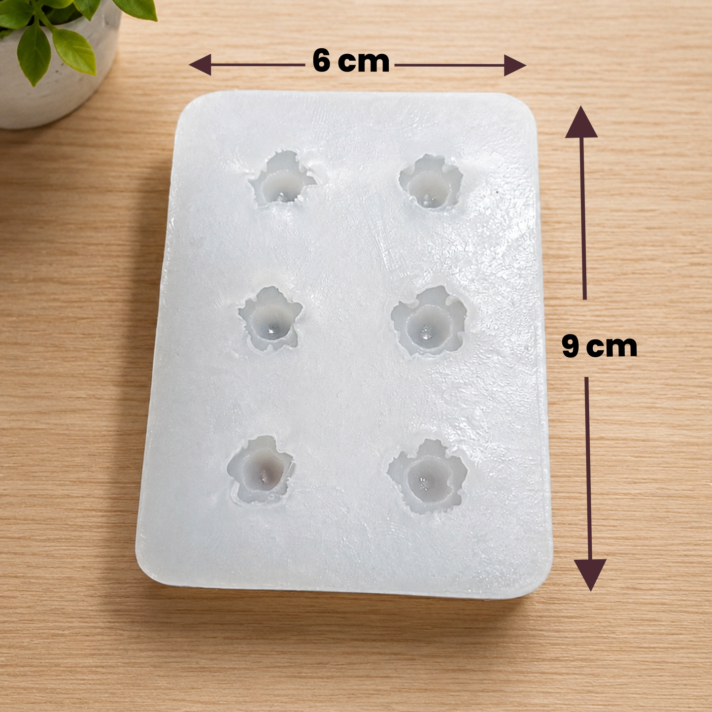 mini Floral Silicone Mold – Resin, Soap, Candle & DIY Craft | CFM443
