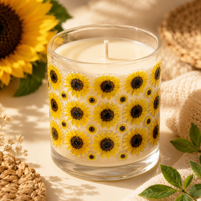 Premium Sunflower UV Transfer Stickers | UV005