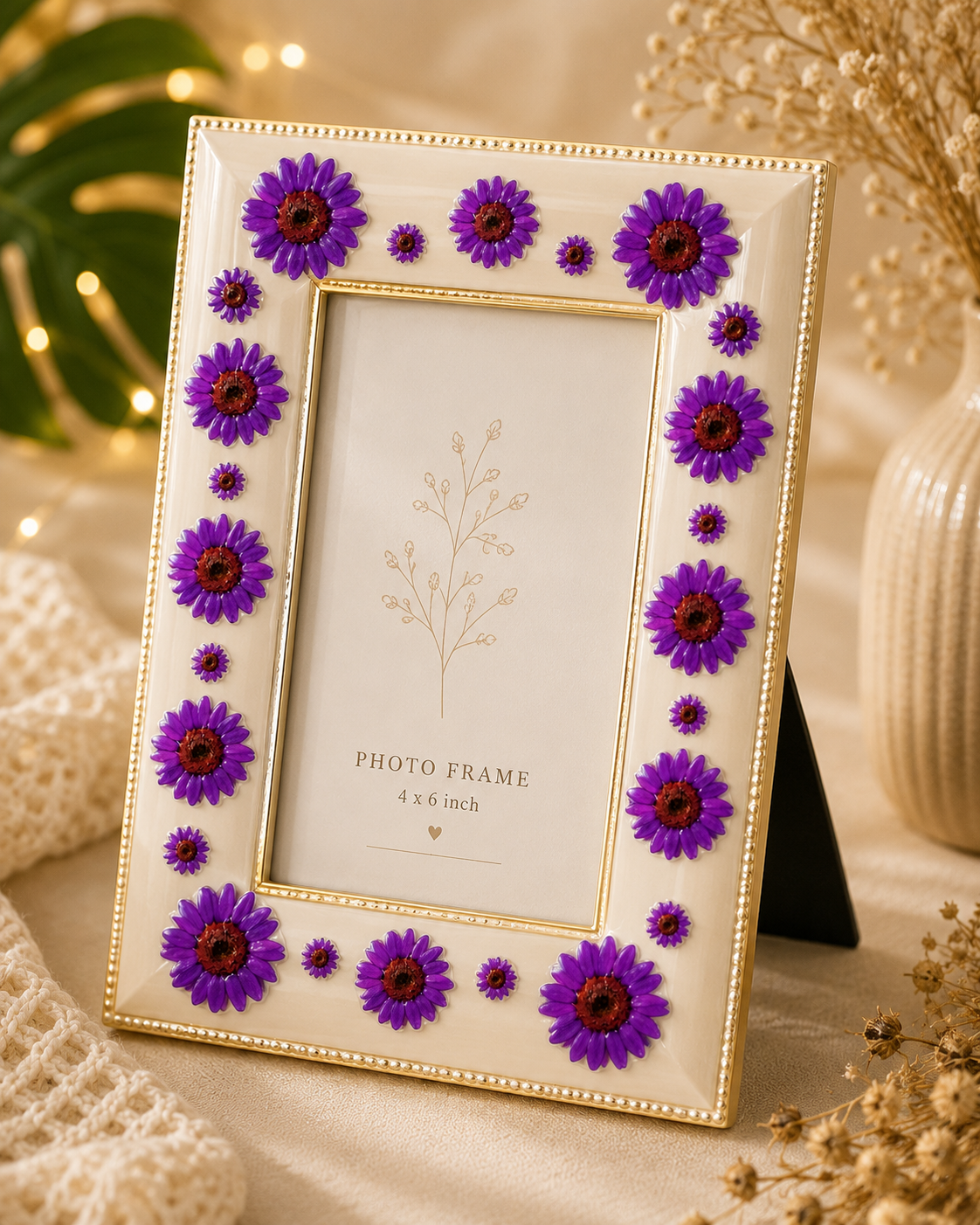 Purple Daisy Flower UV Transfer Sticker | UV013