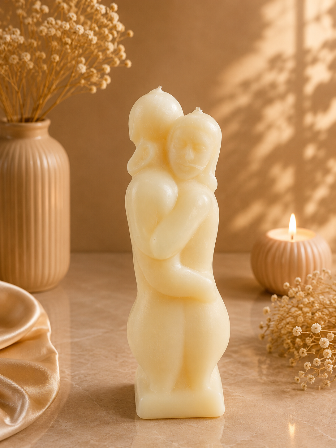 Romantic Couple Hug Candle Silicone Mold | WCM857 (OWN)