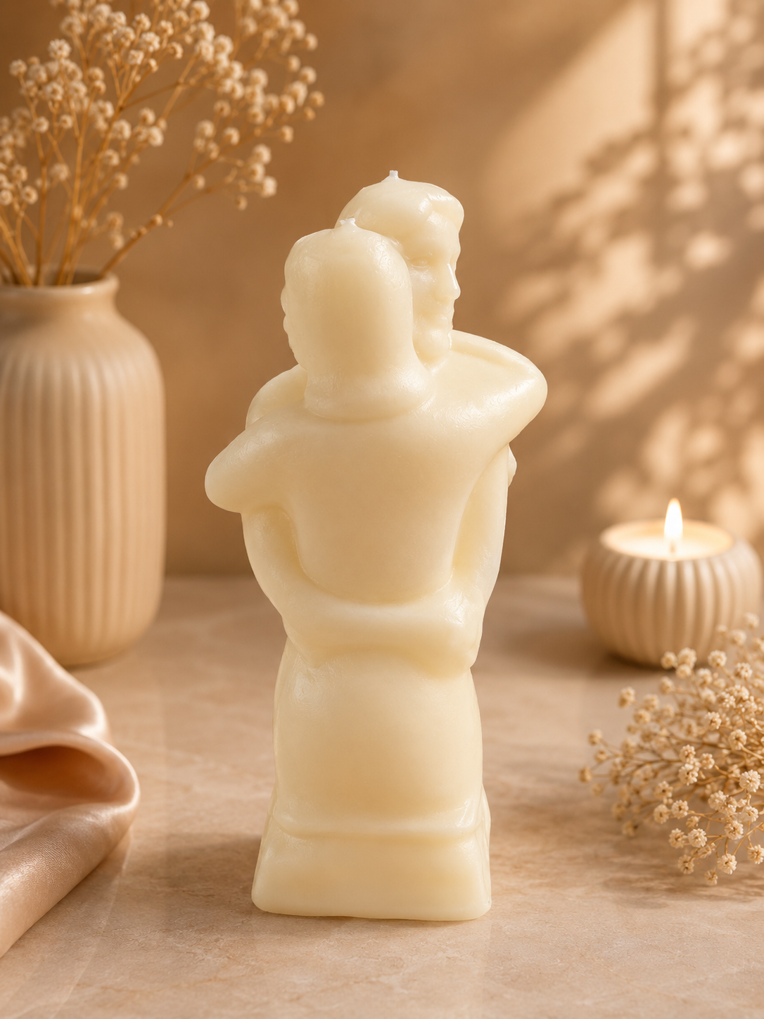 Romantic Couple Hug Candle Silicone Mold | WCM857 (OWN)