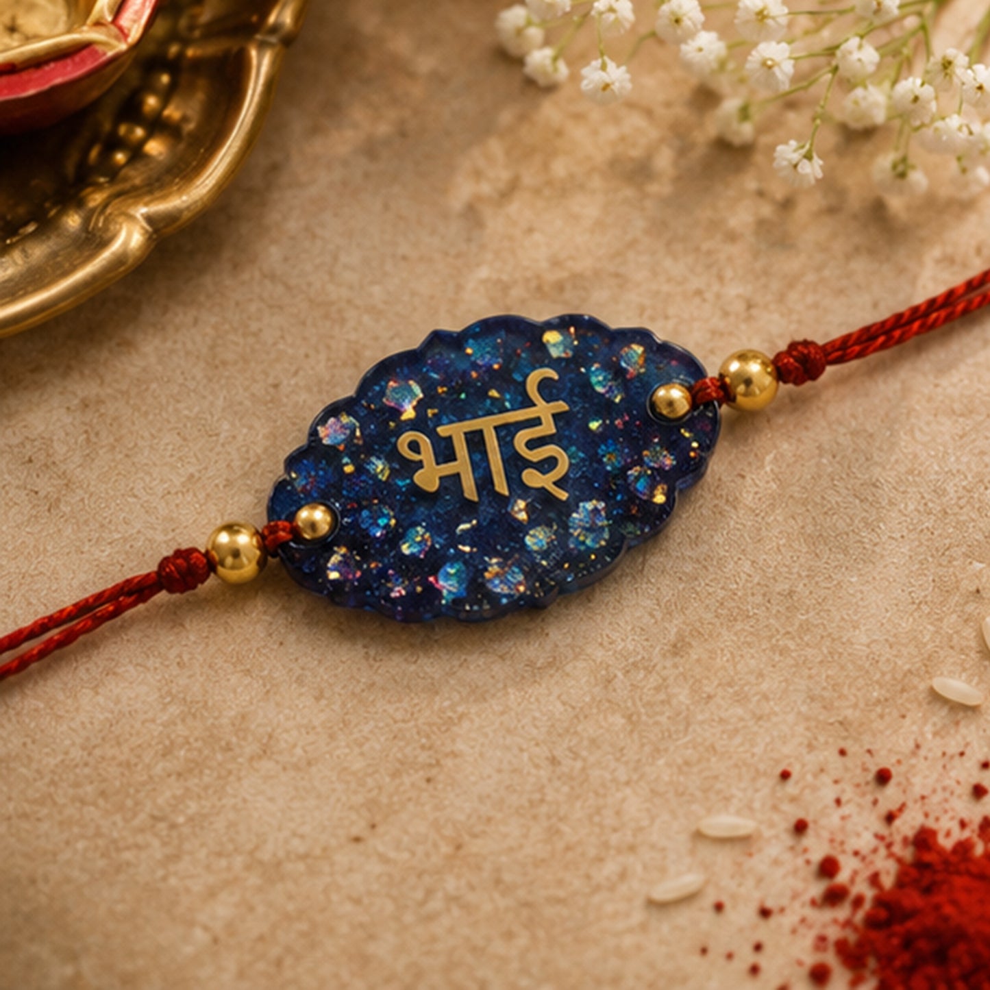 Vintage Oval Frame Rakhi Mold | 6 Cavity | ARM544