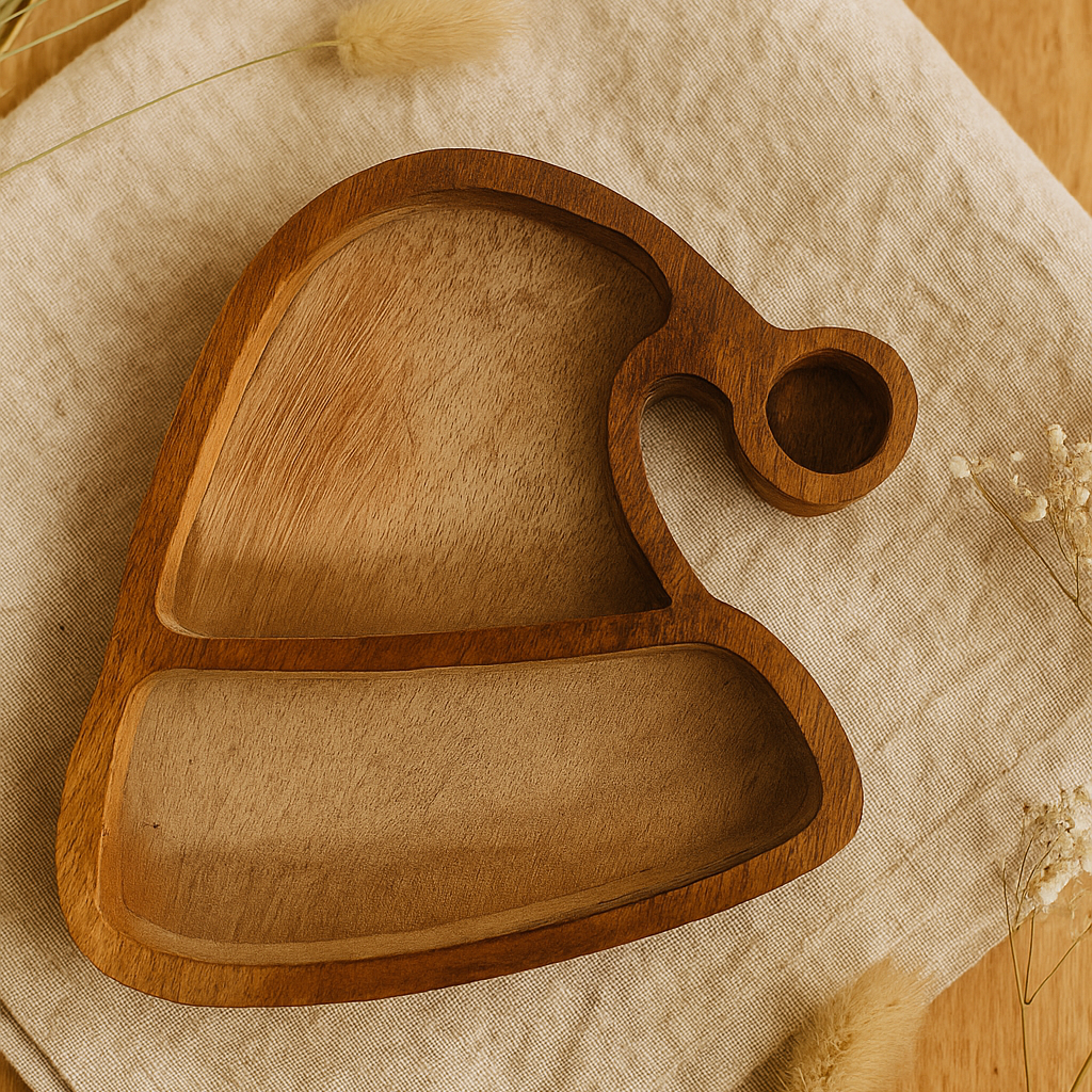 Wooden Santa Cap Bowl WC024