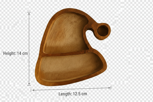 Wooden Santa Cap Bowl WC024