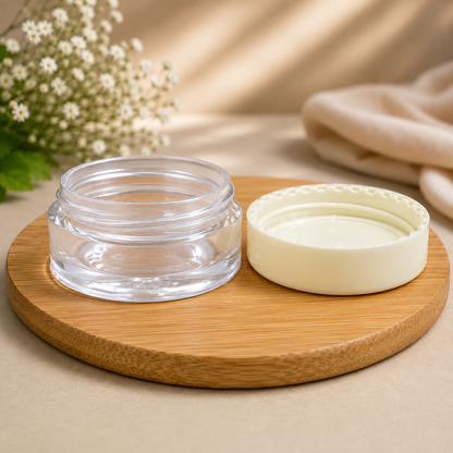 8g Acrylic Jar White Cap PM080