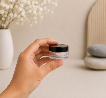 8g Acrylic Jar Black Cap PM010