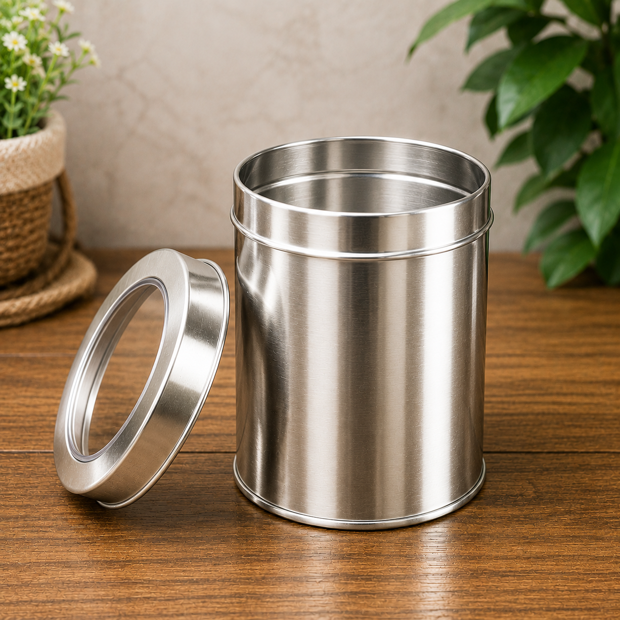 Metal Tin Container 110ml 6pcs PM355