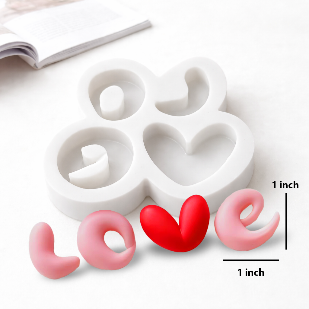 3D Stylized LOVE Word Mould CFM398(own)