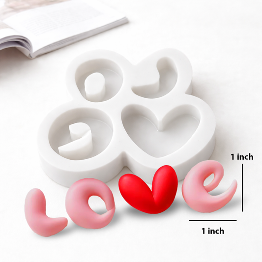 3D Stylized LOVE Word Mould CFM398(own)