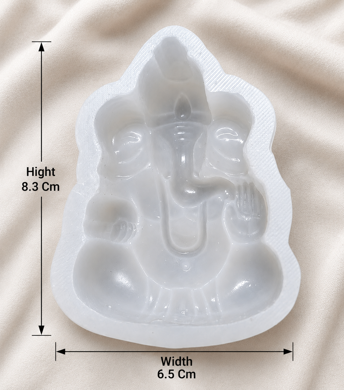 Blessing Hands Ganesha Mold | WCM930(Best for wax sachets)