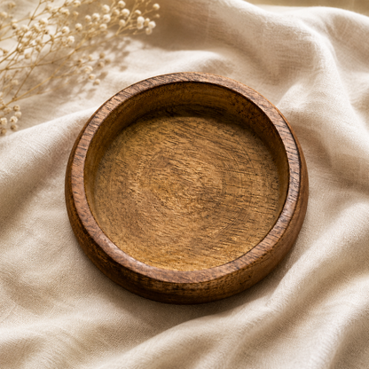 Wooden Round Bowl WC006