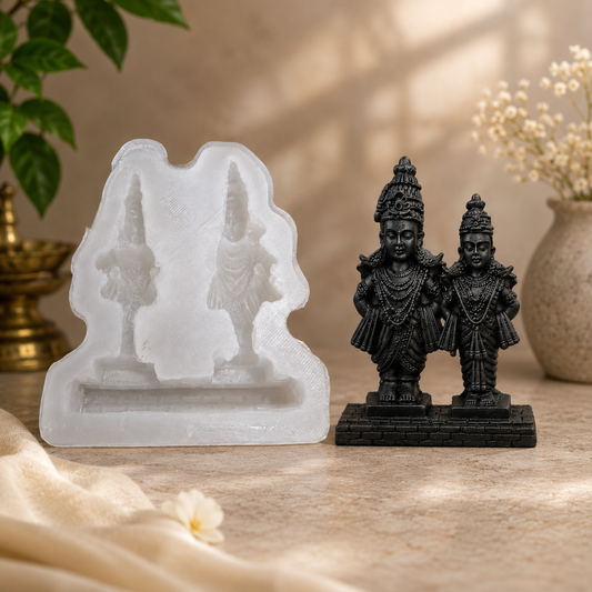 Vitthal Rukmini Silicone Mold | WCM860 (OWN)