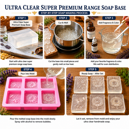 Ultra Clear Super Premium Range Soap Base SPB010