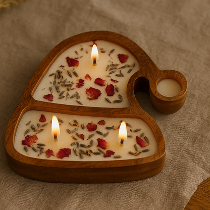 Wooden Santa Cap Bowl WC024