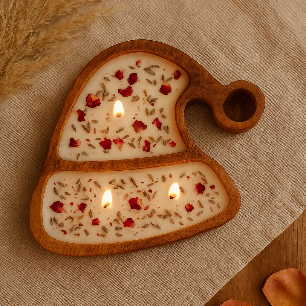 Wooden Santa Cap Bowl WC024