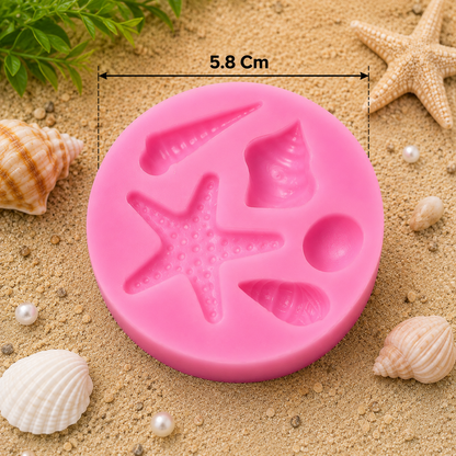 Coastal Starfish & Seashell Mold