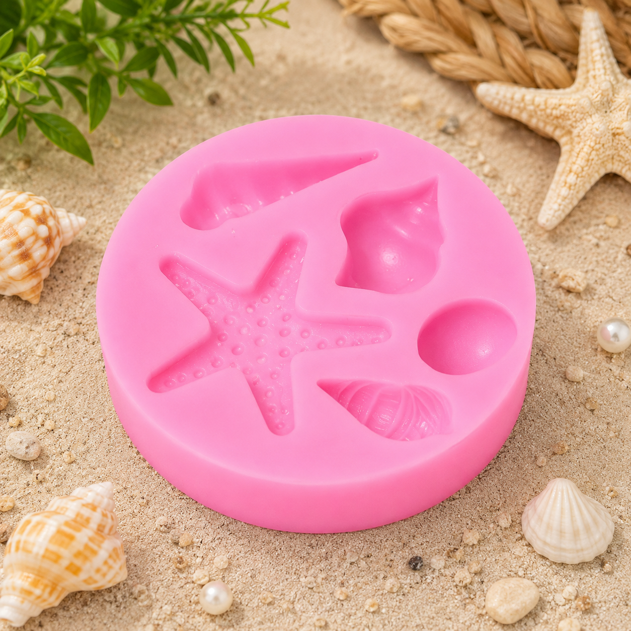 Coastal Starfish & Seashell Mold