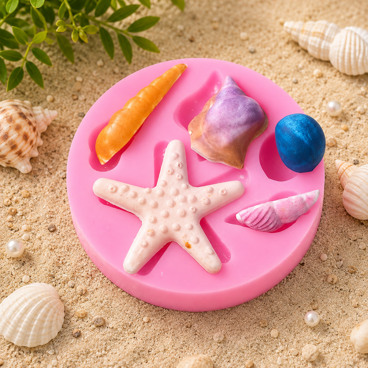 Coastal Starfish & Seashell Mold