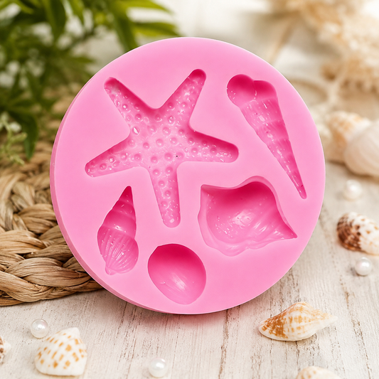 Coastal Starfish & Seashell Mold