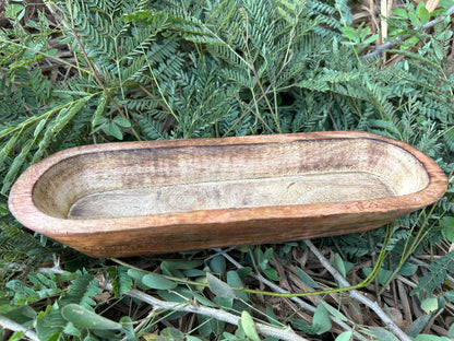 Wooden Long Bowl, 12*4 inches, WC010