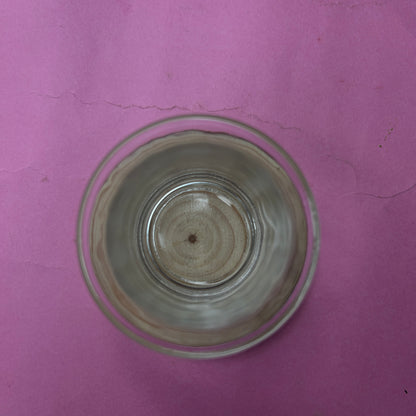 Short Transparent Jar Glass Candle Jars 12 pcs PM231