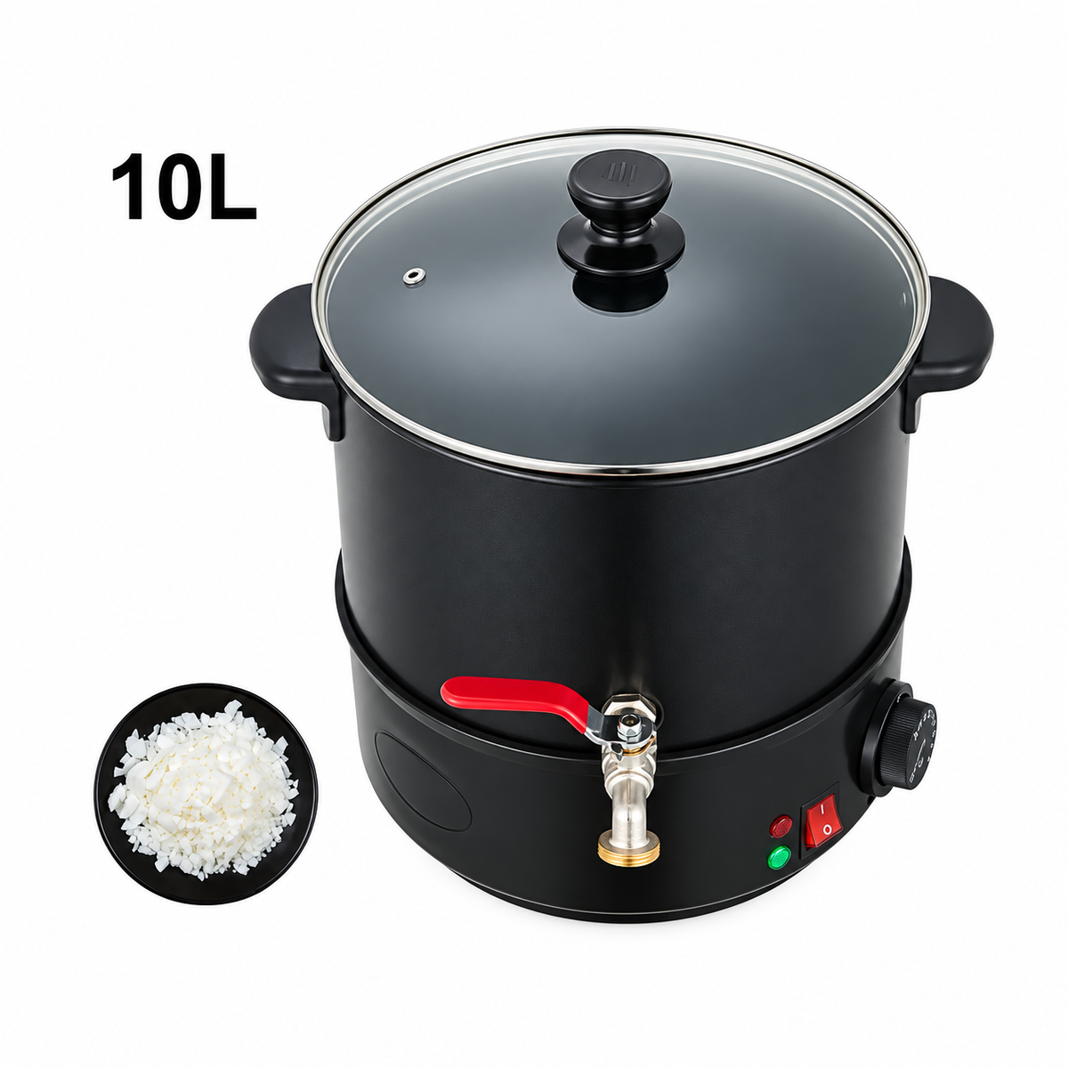 Electric Wax & Soap Melter 10 Liter with Tap