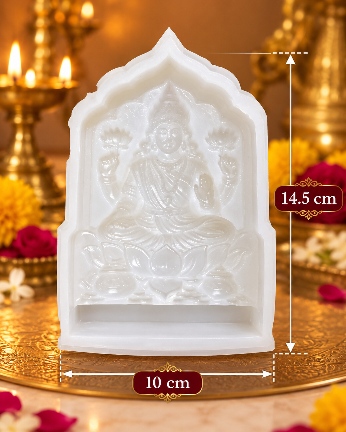 Lakshmi Idol Silicone Mold own | MLD-ARM596