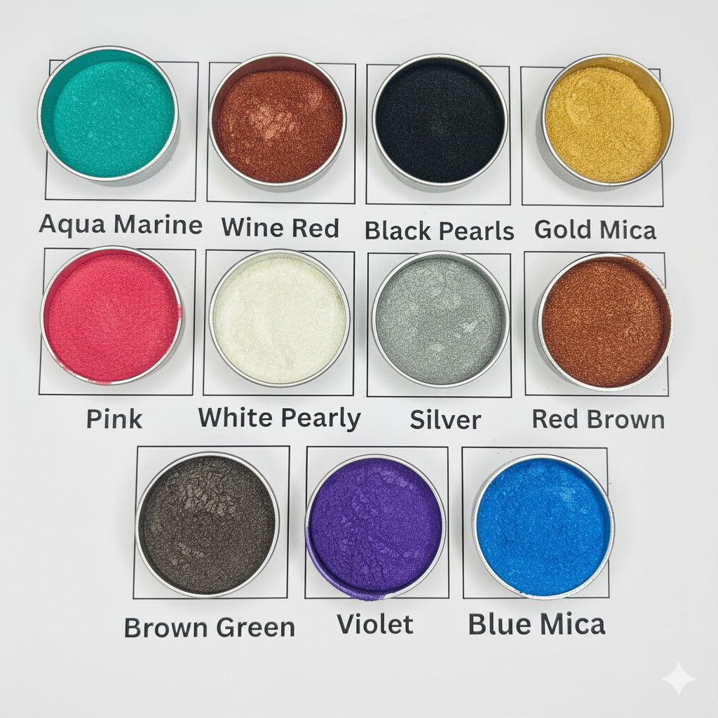 Mica Candle Siner Colour MC001-MC022