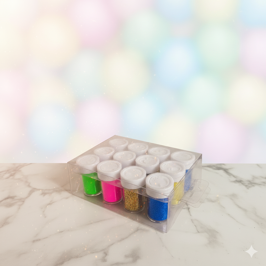 Glitter sprinkler Set Of 12 ARG014