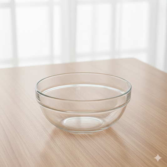 Glass Bow 9CM (6PCS) PM396
