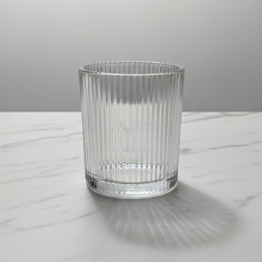 Crinkle flat Jar 6 pcs 220ML (Set Of 6)  | PM414