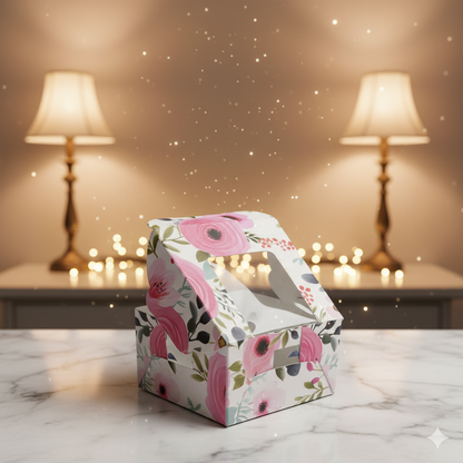 Flower box : 4 x 4 x 2 inch (pack of 10 pcs) MQ003