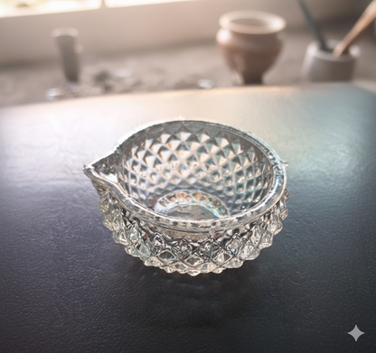 Dimond Glass Diya Pack of 6 PM398