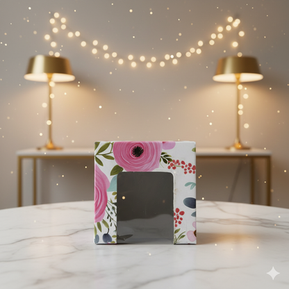 Flower box : 4 x 4 x 2 inch (pack of 10 pcs) MQ003