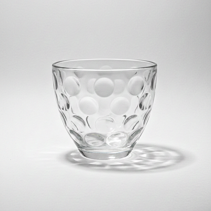 Crystal Clear Glass Candle Cup  180ML (Set Of 6)  | PM415