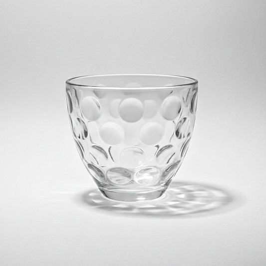 Crystal Clear Glass Candle Cup  180ML (Set Of 6)  | PM415