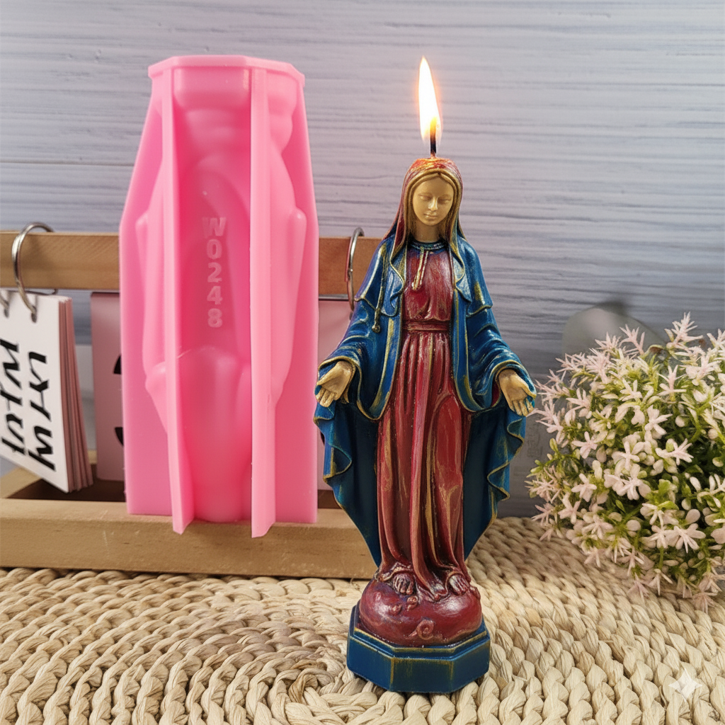 Mother Mary Silicone Mold WCM734