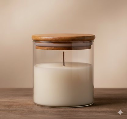 500ml Wooden Lid Borosil Jars PM376