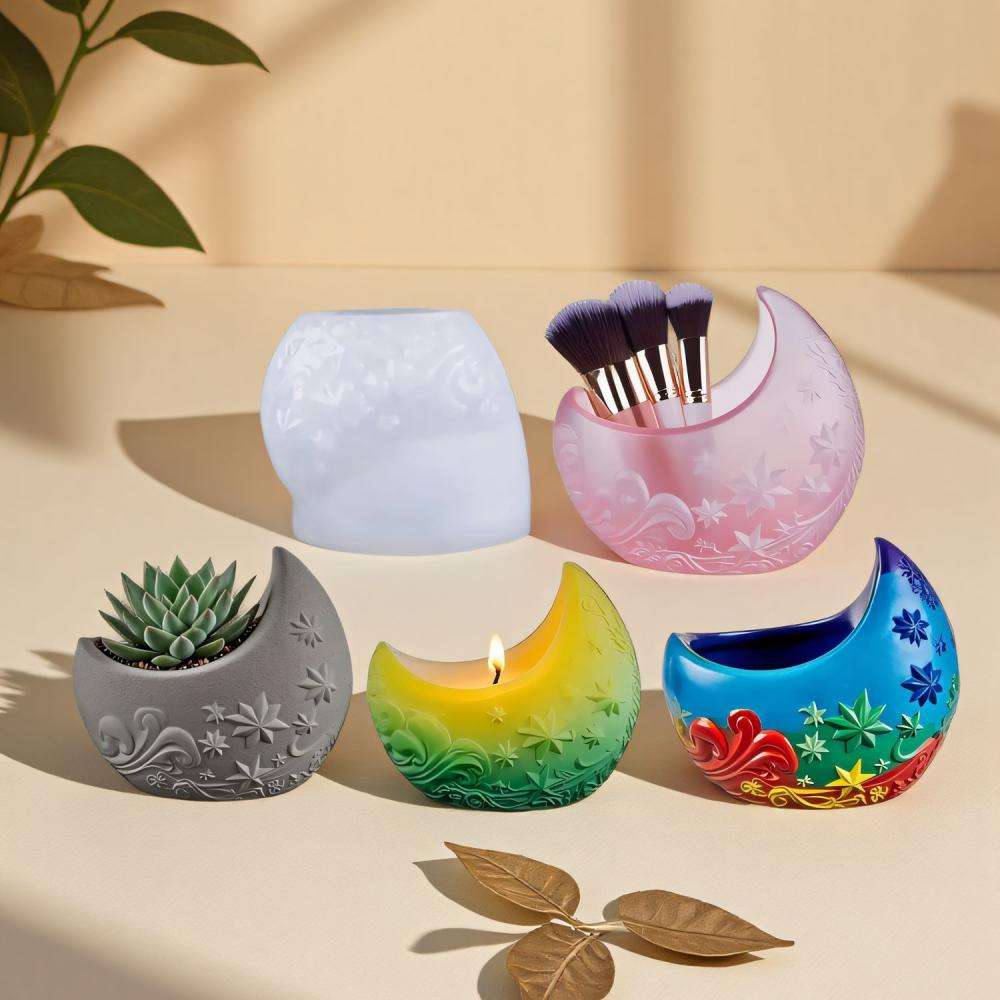 Moon Aromatherapy Jar Planter ARM423