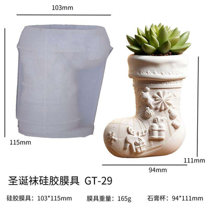 Christmas Gloves Jar Mold ARM432