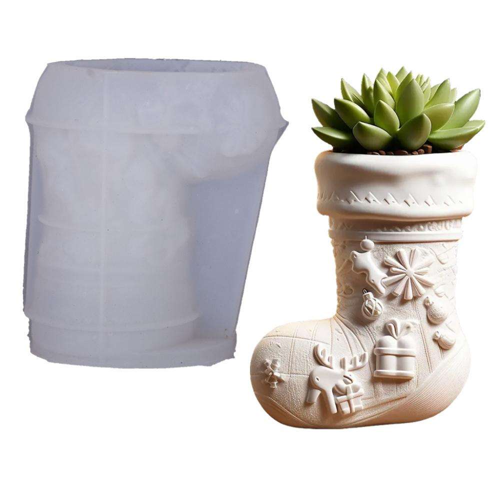 Christmas Gloves Jar Mold ARM432