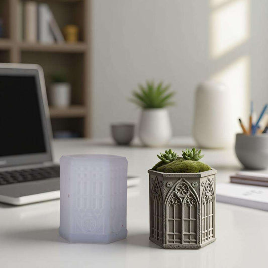 Rose Window Cachepot PLanter ARM437