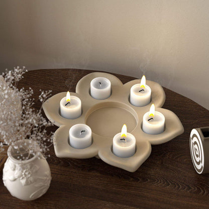 Mandala Floral Candle Centerpiece ARM488