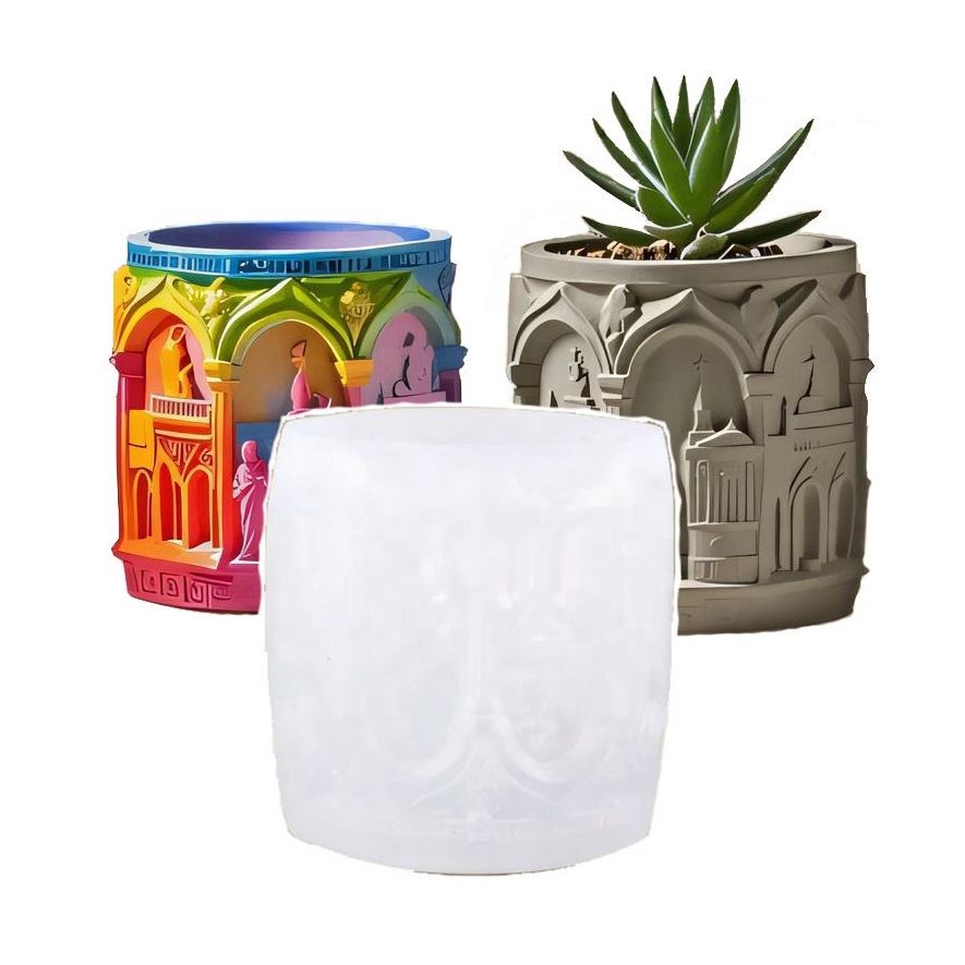 Renaissance Theme Jar Mould ARM419