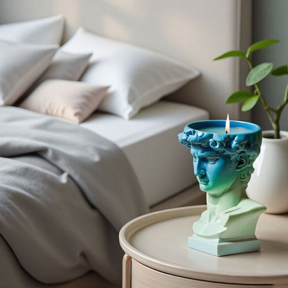 David head planter Jar Mold ARM444