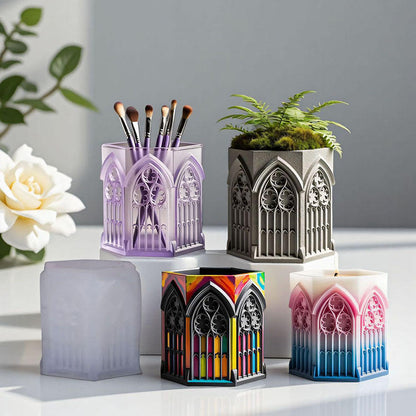 Rose Window Jar Planter ARM434